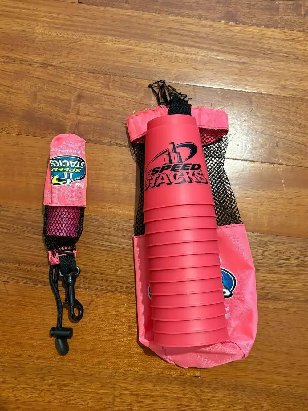 Speed Stacks Pink Competition Sport Stacking Cups Set w/ Standard & Mini Bags